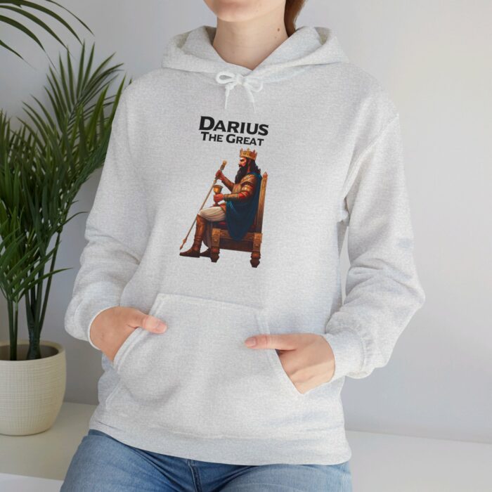 Persian Empire Hoodie, Darius The Great Hoodie, Emperor Hoodie, Persian King Graphic Hoodie, Heritage Clothing, Working Clothes Gift For Dad